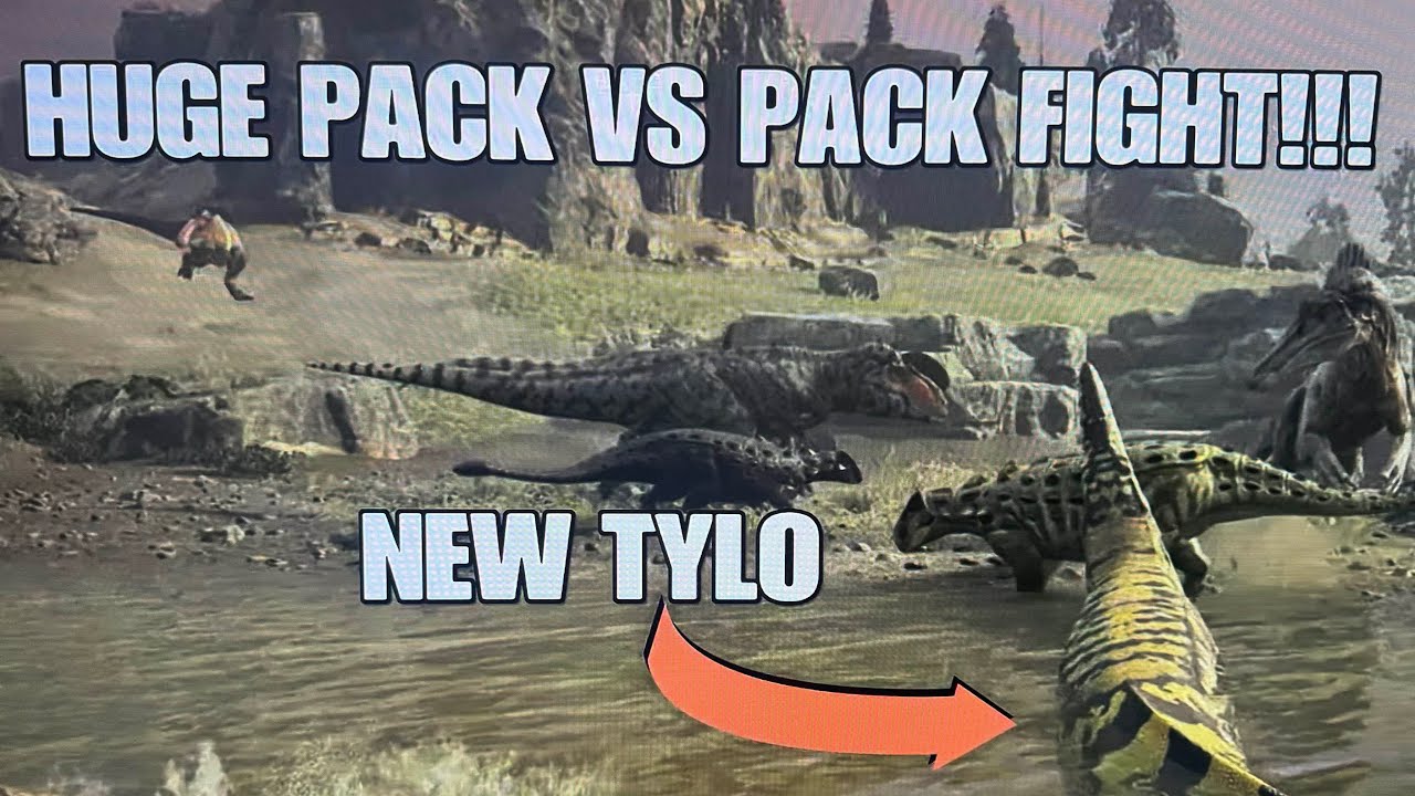 NEW TYLOSAURUS PVP! - randoms Vs discord pack |Path of Titans Official PvP