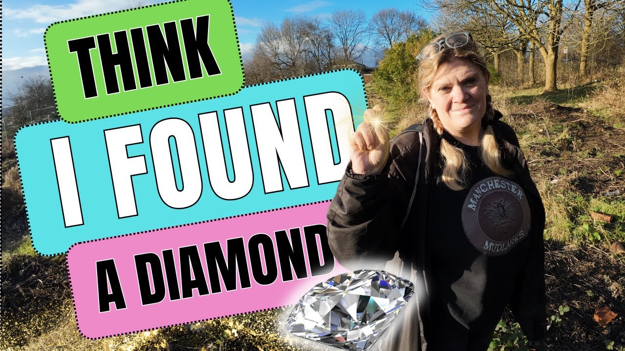 mudlarking and did we find a diamond ?