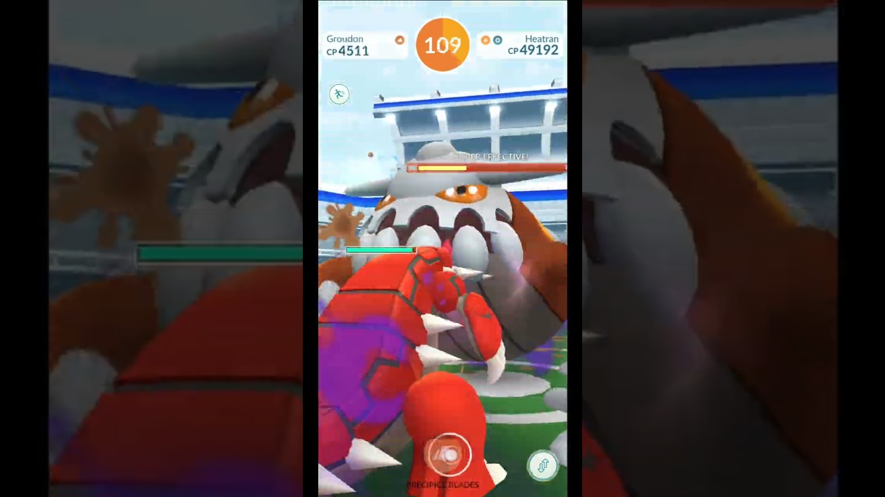Heatran Solo in Pokemon Go With 18 Seconds Remaining 😱 | Heatran Raid Hour |