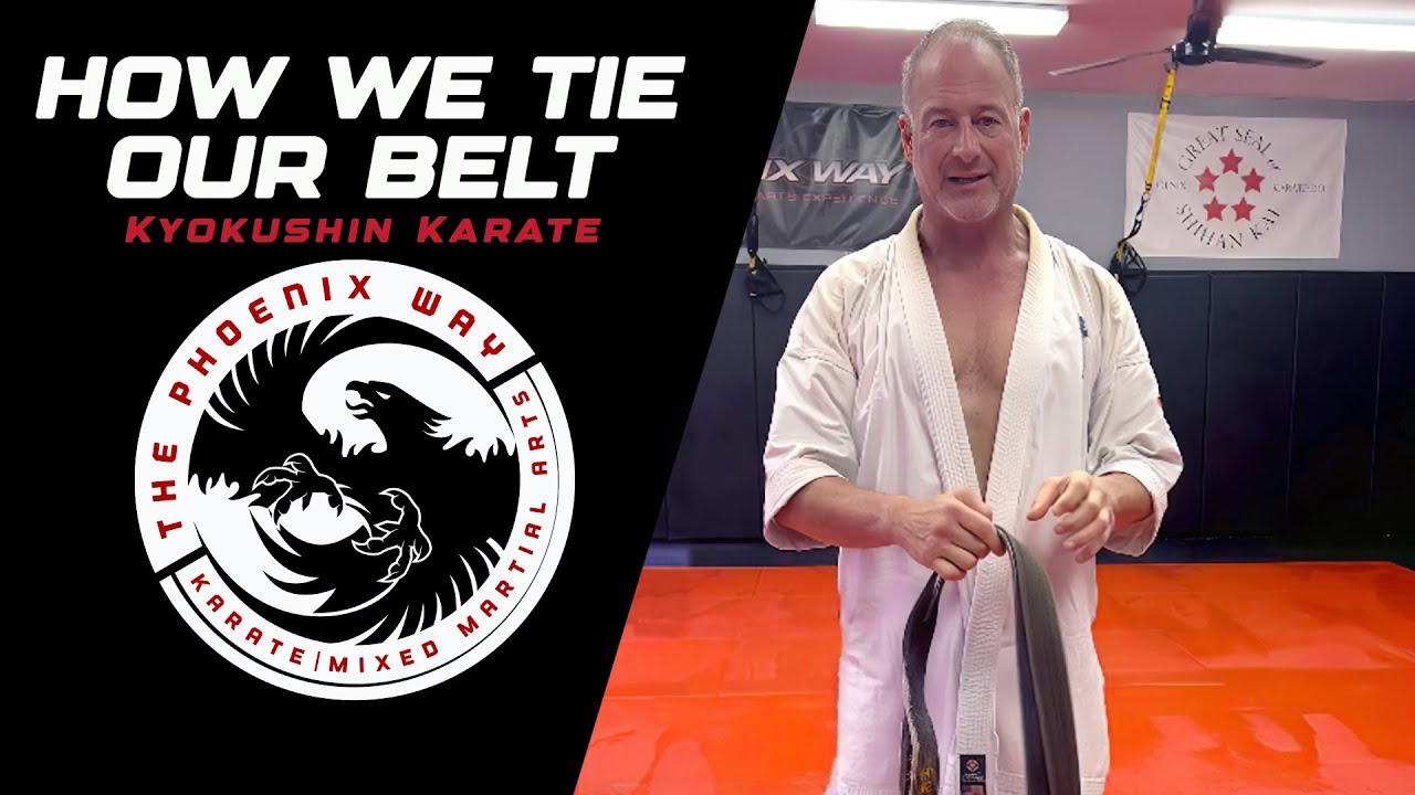 How I Tie My Belt The Phoenix Way #kyokushin #karate #dogi #obi #osu #shortvideo #shorts #short #how