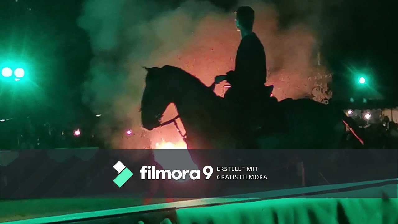 Feuershow des EHS Teams auf dem MPS in Speyer