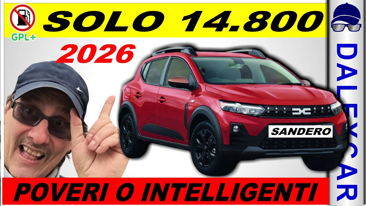 Dacia Sandero 2026: GPL meno del benzina cosa cambia