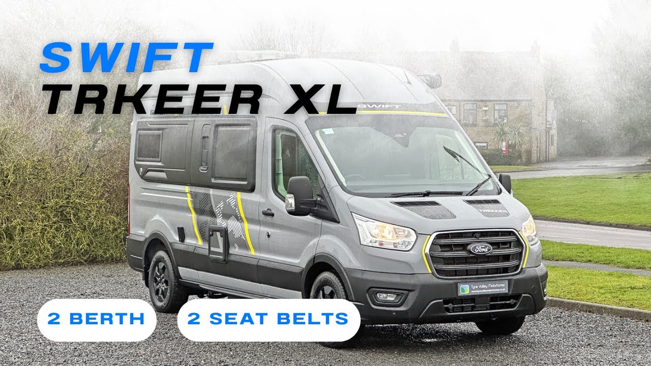NEW Swift Trekker XL | 2 Berth Campervan Tour | Huge End Lounge, Full Kitchen + Shower!
