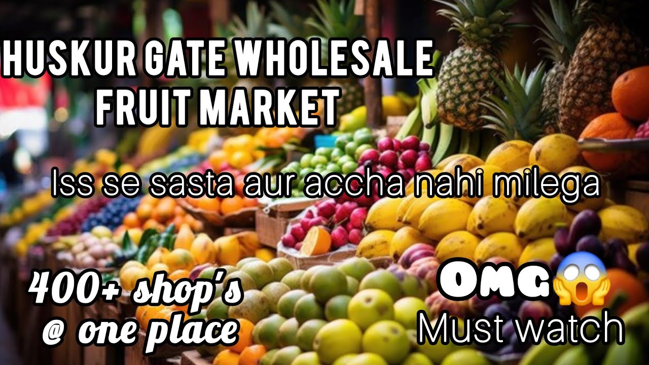Largest Fruit Market of South India | Bangalore Wholesale Fruits Market
