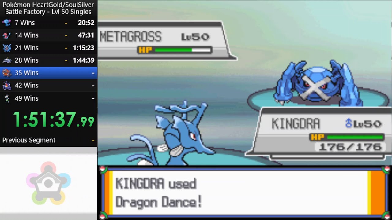 Pokemon HG/SS - Battle Factory Singles (45 Win Streak)