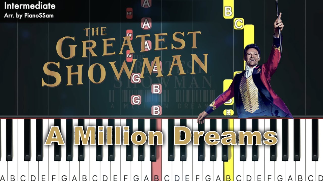 [Intermediate] A Million Dreams - The Greatest Showman | Piano Tutorial