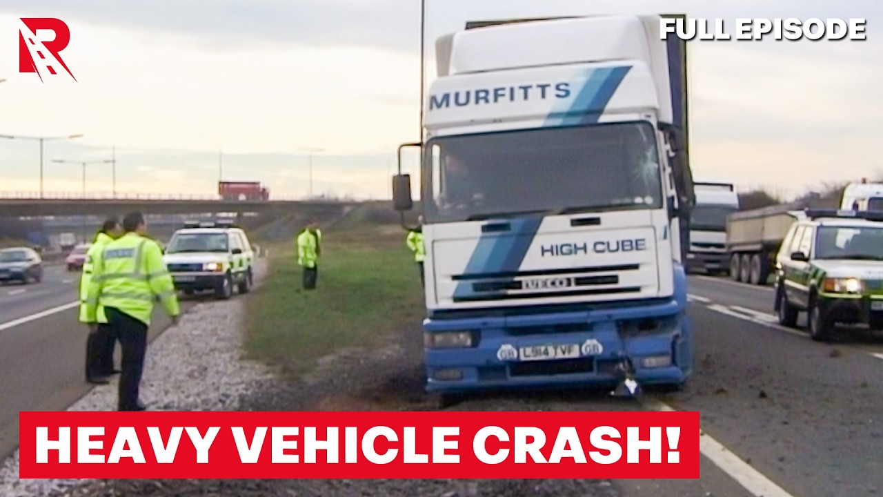 Caravan Spins And Truck Crashes Off Road! | Motorway | Full Episode