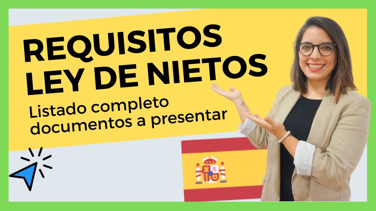 REQUISITOS Para Solicitar la LEY de NIETOS 🇪🇸 Cómo Demostrar la Condición de Exiliado