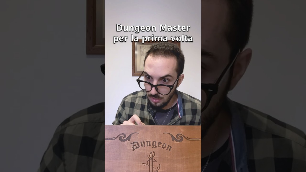 La prima volta che fai il Dungeon Master