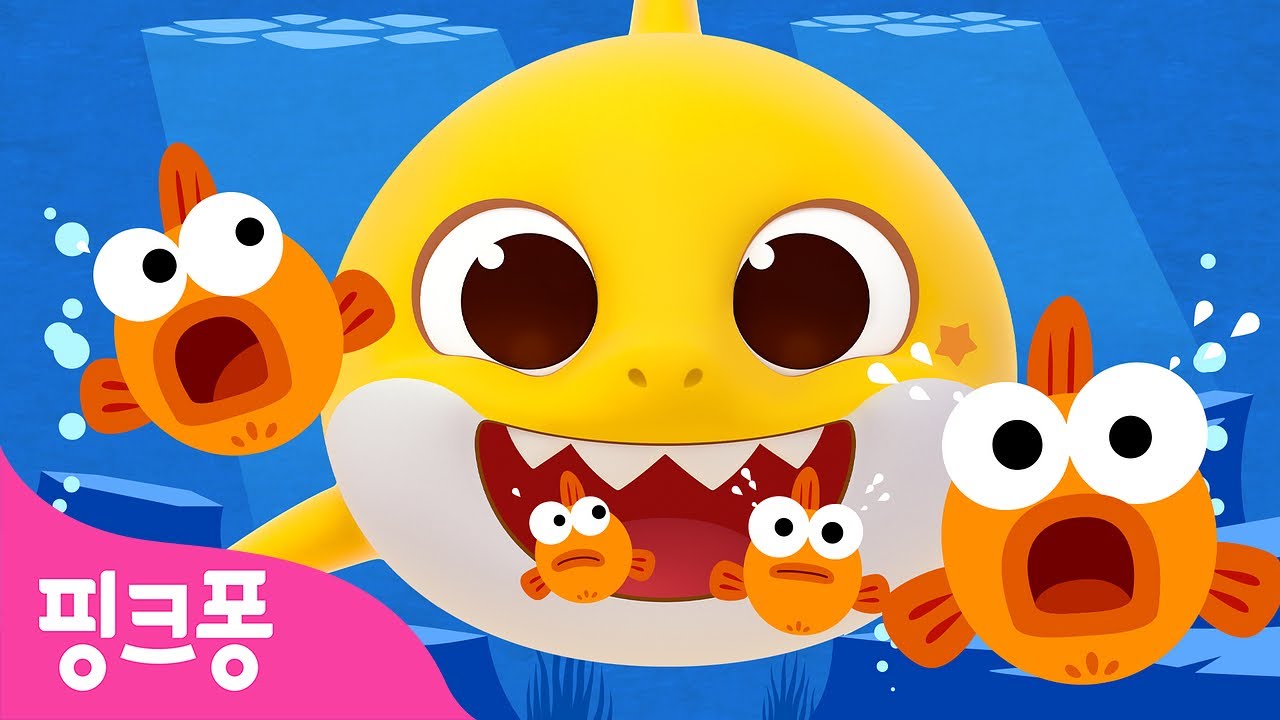 도망쳐! 상어가 나타났다 🦈 | +모음집 | 아기상어 체조, 1.5배속 아기상어, 알록달록 상어가족 외ㅣ#체조친구 | 핑크퐁! 인기동요