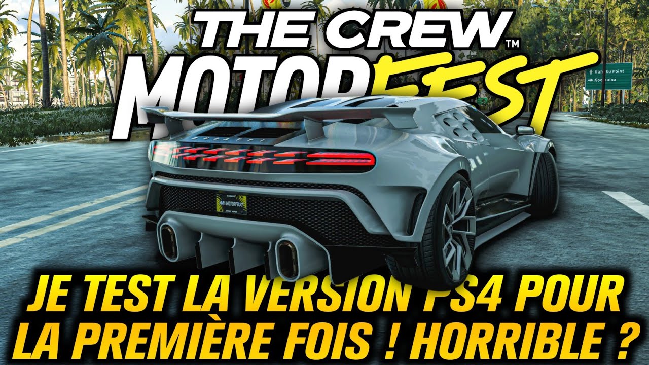 THE CREW MOTORFEST : Je teste la Version PS4 pour la première fois ! Si Horrible que ça ?