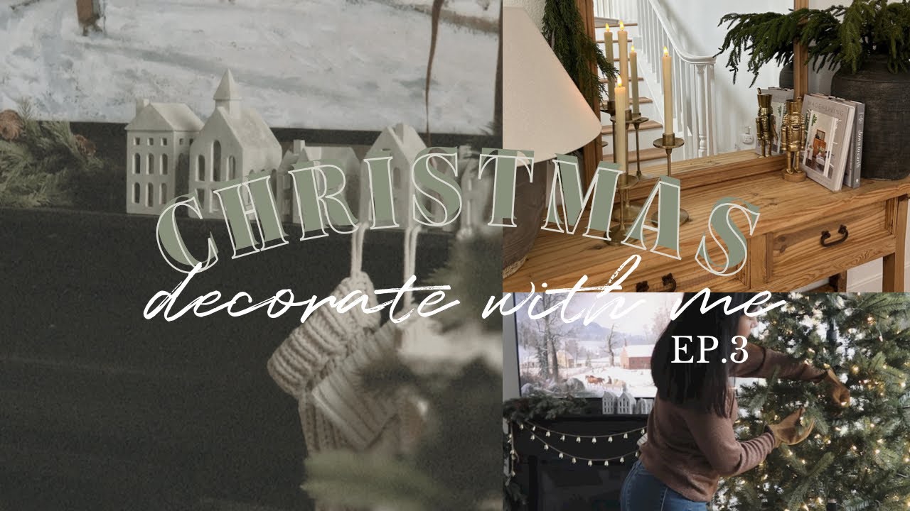 CHRISTMAS DECORATE WITH ME 2022 || Decorating Ideas For Entryway & Living Room + Target Decor Haul