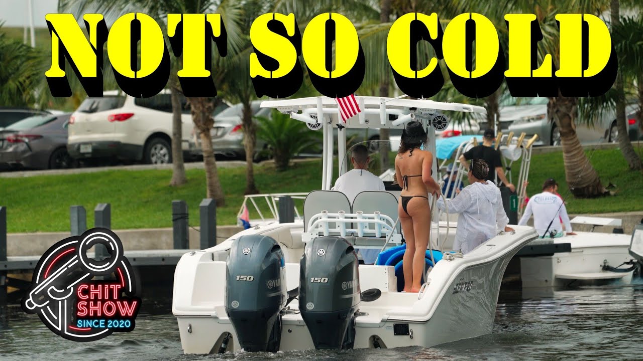 Not Cold at the Boat Ramp ! Chit Show is Going to Europe ! (Black Point Marina)