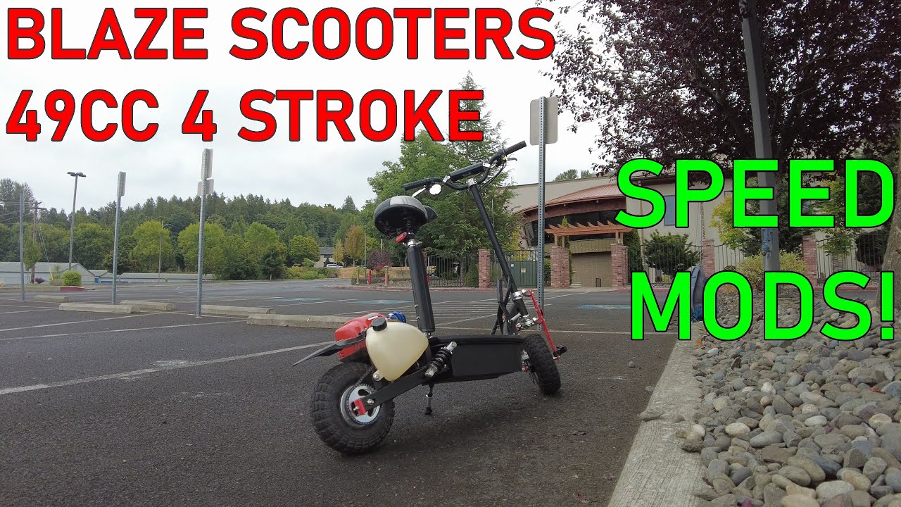 Blaze Scooters 49CC 4 Stroke Performance Speed Mods