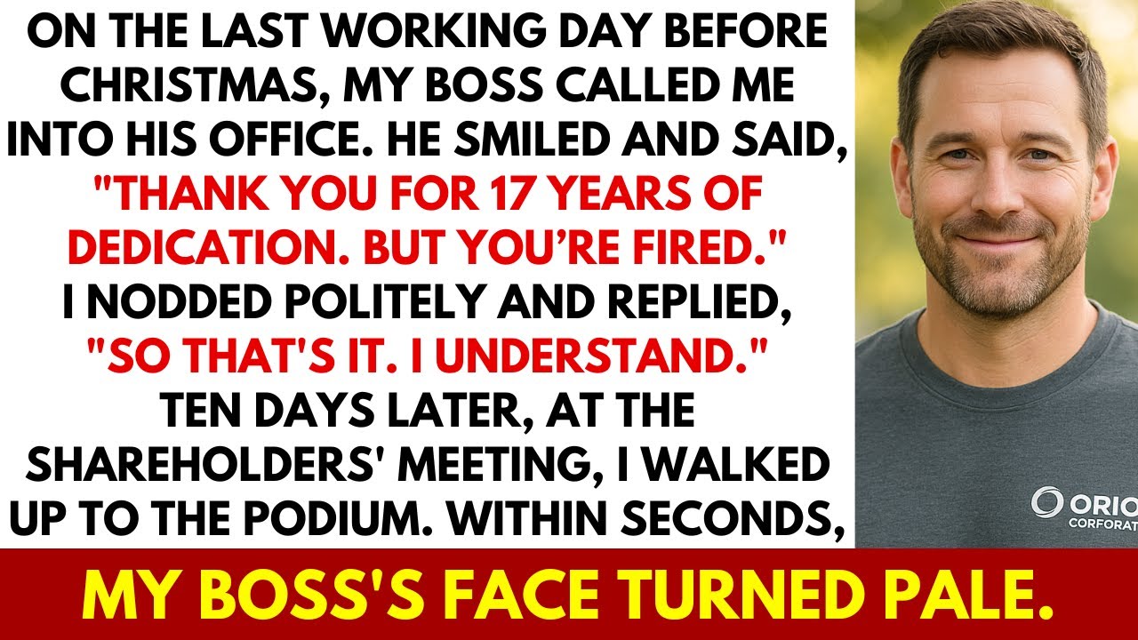 Boss Fired Me Right Before Christmas After 17 Years — But He Didn’t Know Who I Really Was...