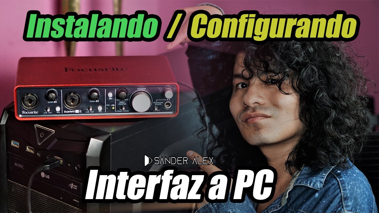 como CONECTAR INTERFAZ a PC + Tips (Focusrite 2i4 - Windows 10)