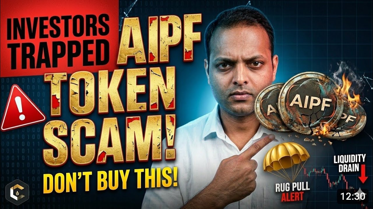 AIPF Token SCAM! 🛑 No Withdrawal, Rug Pull Alert! 🚨 Invest करने से पहले इसे देखो।