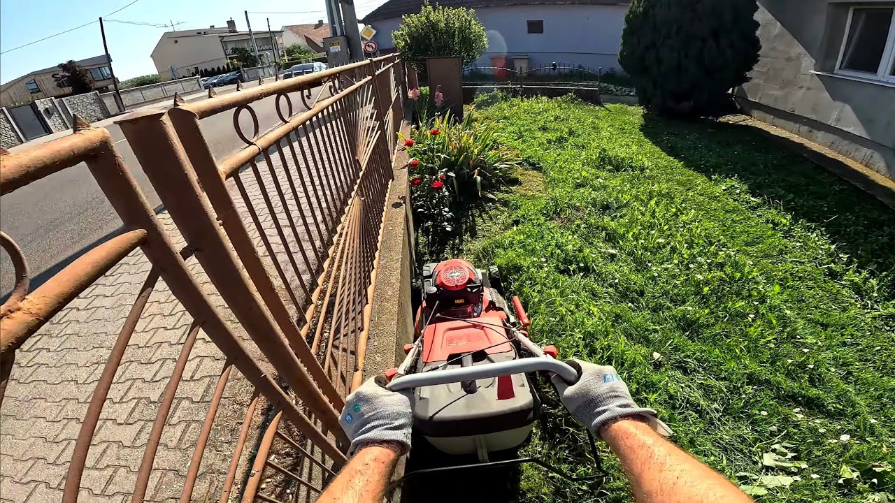 Satisfying Lawn Mowing POV | GoPro Grass Cutting Sounds & Relaxing ASMR