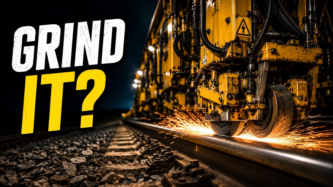 Why Railways Grind Away Their Own Tracks