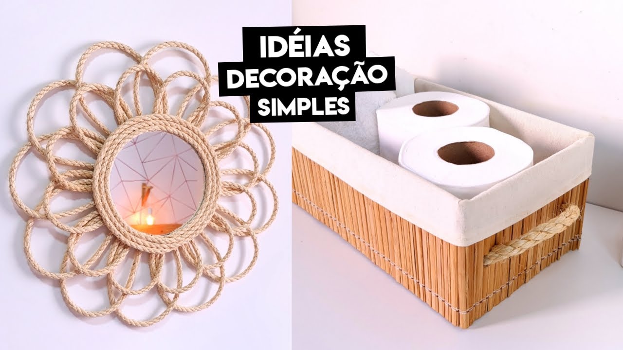 IDEIAS LEGAIS PARA DECORAR SUA CASA - DIY DECORAÇÃO - ARTESANATO - FAÇA VOCÊ MESMO