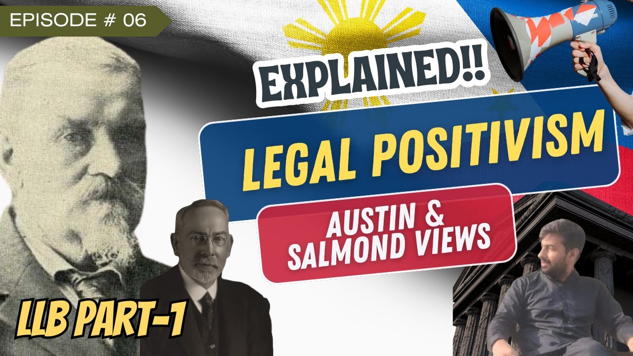 Episode # 6 -Legal Positivism Theory | Austin | Salmond | Bentham | Intro. to Law | LLB (PART-1)