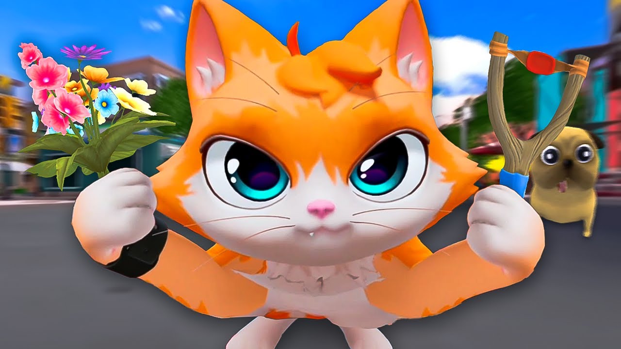EVDEN KAÇIP ŞEHRE GİTTİM - Cat in Town VR