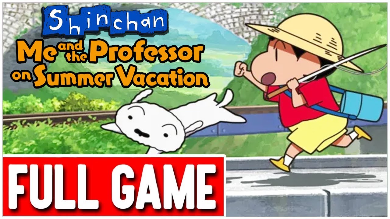 SHIN CHAN Me and the Professor on Summer Vacation Gameplay Walkthrough FULL GAME - No Commentary