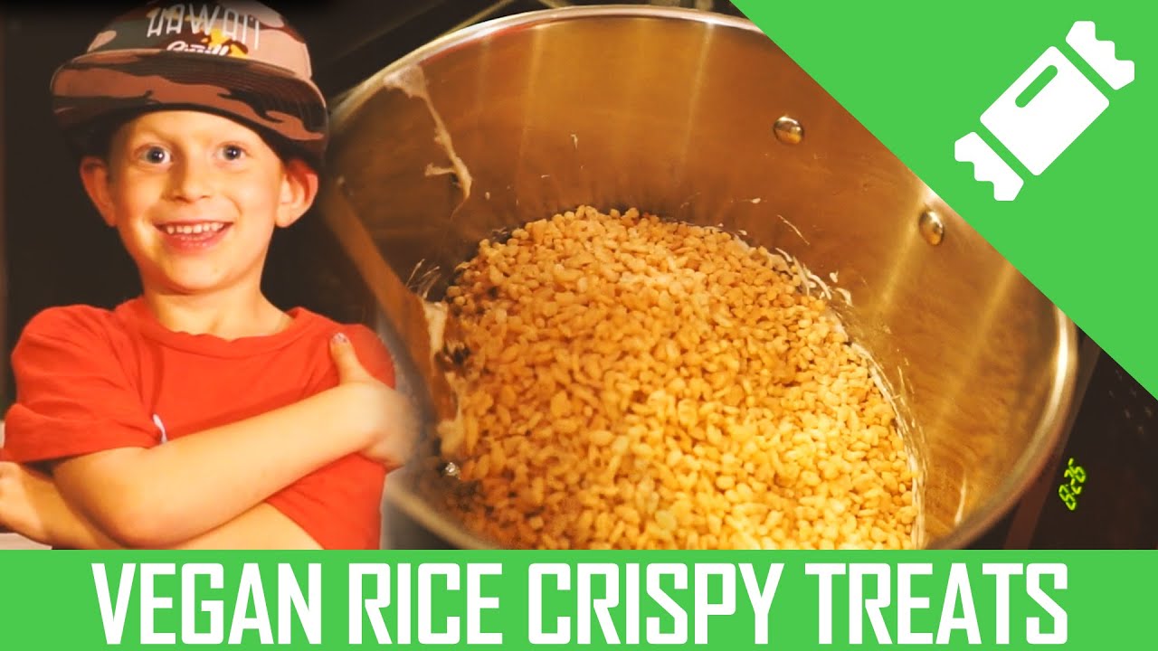 Vegan Rice Crispy Treats (SUPER EASY)