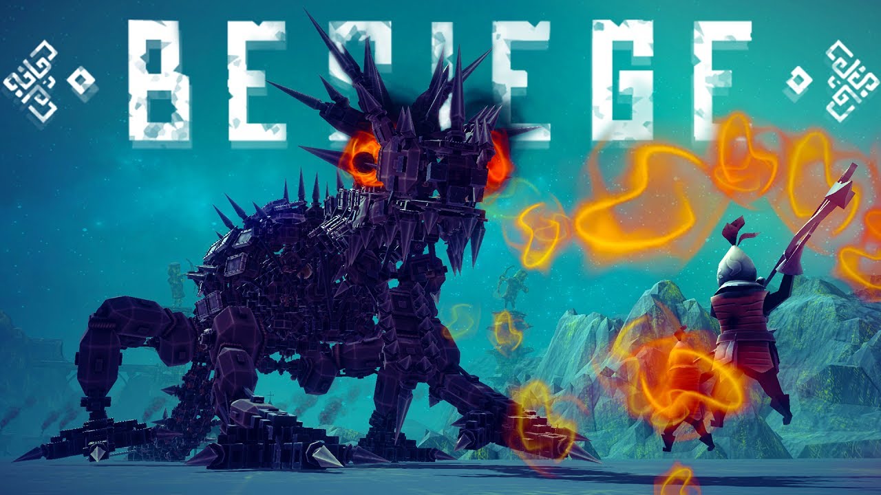 Besiege - Mechanical Soldier, HUGE Dragon & A Human Killing Chicken - Besiege Best Creations