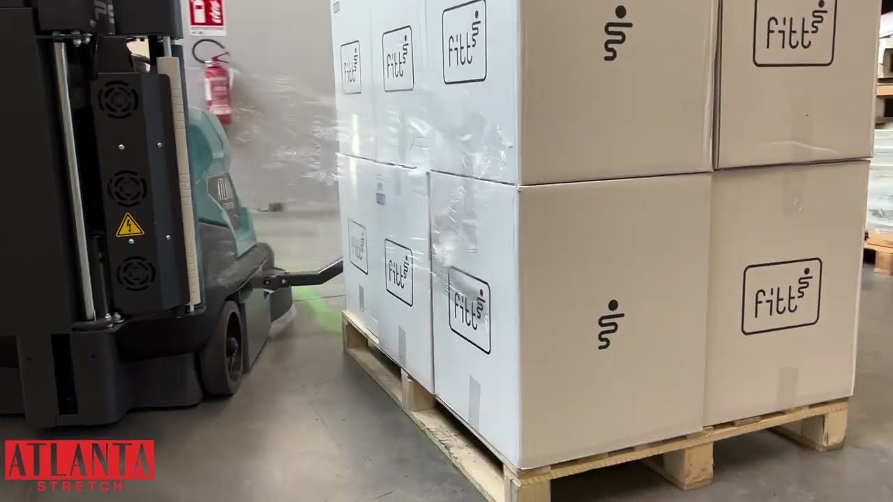 Automatic Pallet Wrapping Robot | Robotic pallet wrapper