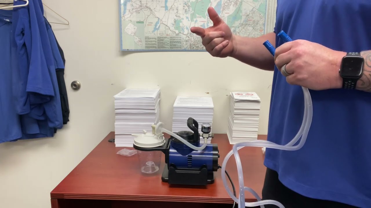 CMS Suction Machine Set up
