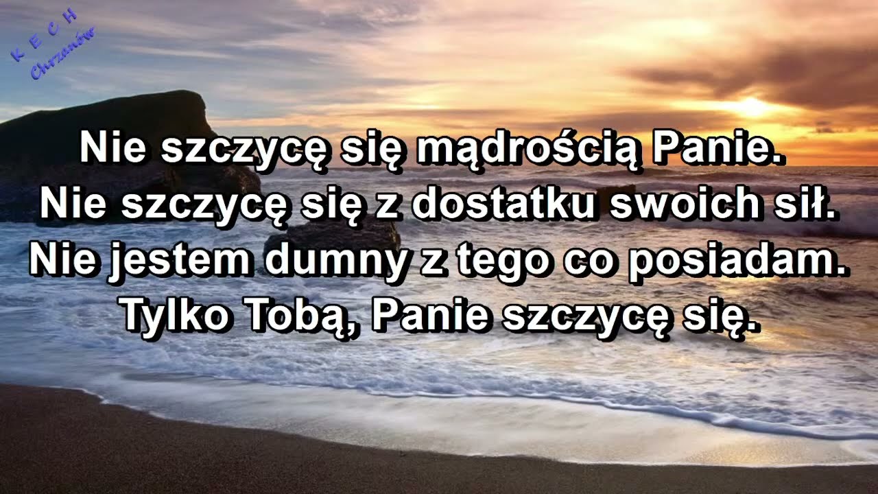 Nie szczycę się mądrością, Panie