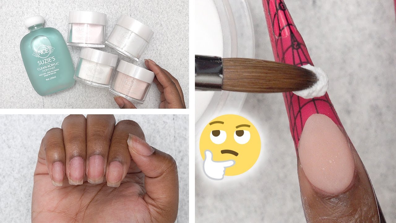 Trying Suzie's Nail Career Education Acrylic Starter Kit