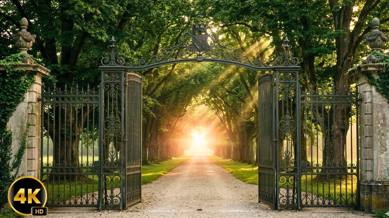 Morning Spring Walk in Nature 4K 🌳 Pure Natural Sounds | Relaxing ASMR Ambience