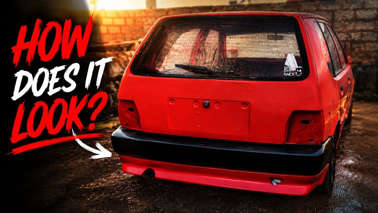 I painted the bumpers RED and Black | Taking it back to Factory Spec!!!