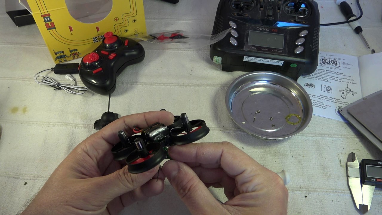 NIHUI NH 010 5.8G FPV unboxing, analysis and demo flight (Courtesy TomTop)