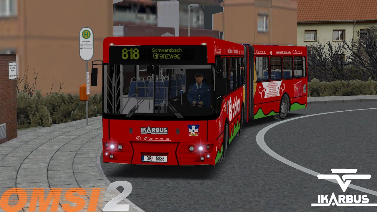 Omsi 2 - Ahlheim Laurenzbach Updated - Line 818 - Ikarbus IK 201 2005