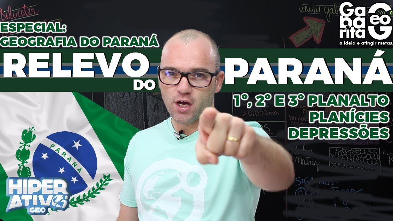 Geografia - Relevo do Paraná | Revisão UEL UEM UEPG | Hiperativo Geo