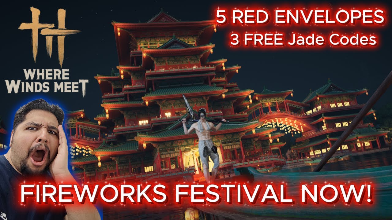 WWM Fireworks Festival Dec 31 - Red Envelopes EASY + Free Codes!