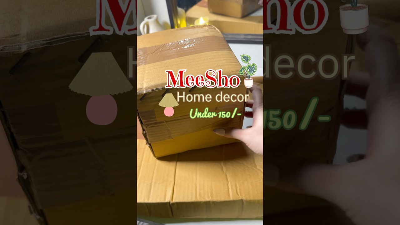 Meesho home decor items under 150/- 🎀🌸 #shorts #homedecor #youtubeshorts #homedecoration #ytshorts