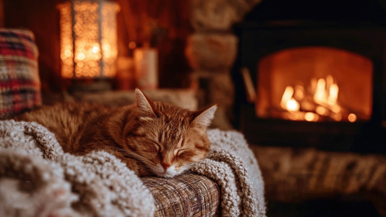 Soothing Cat Soundscape – Gentle Piano for Anxiety Relief & Peaceful Sleep