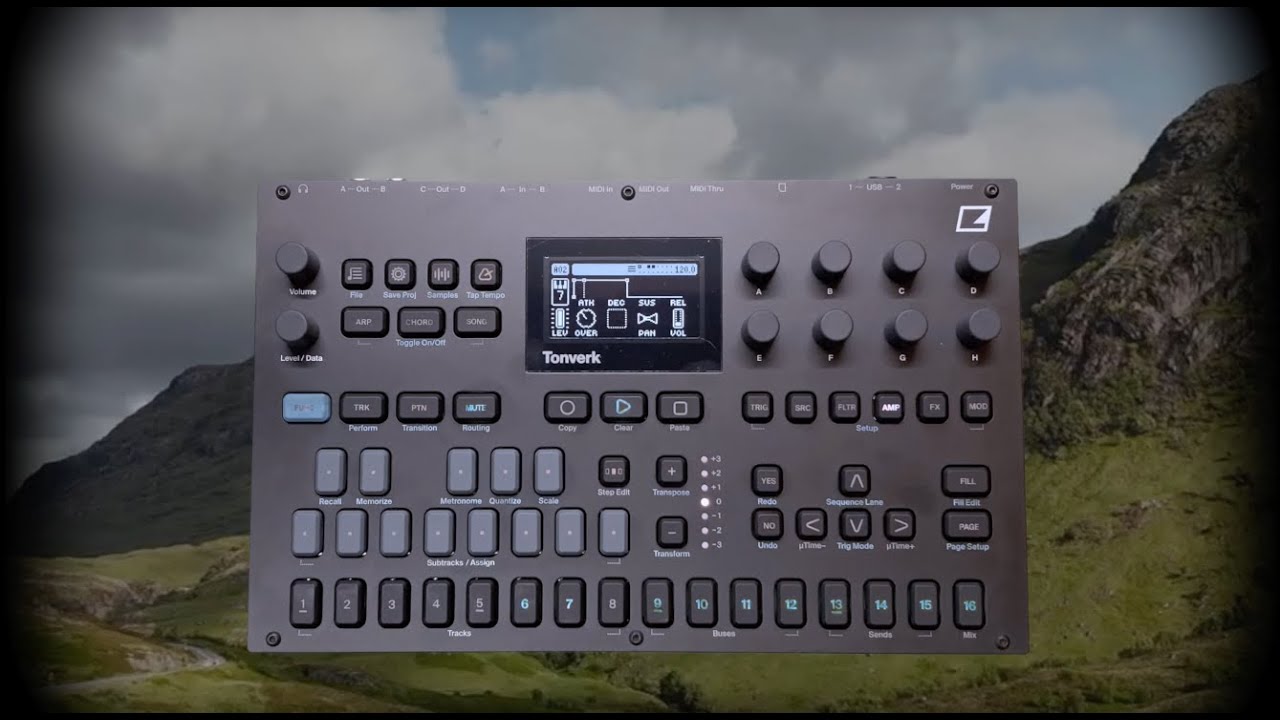Elektron Tonverk jam with custom samples | Highlands | Rephazer