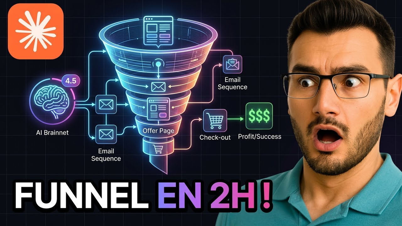 Ton TUNNEL DE VENTE en quelques heures gr&acirc;ce &agrave; CLAUDE OPUS 4.5