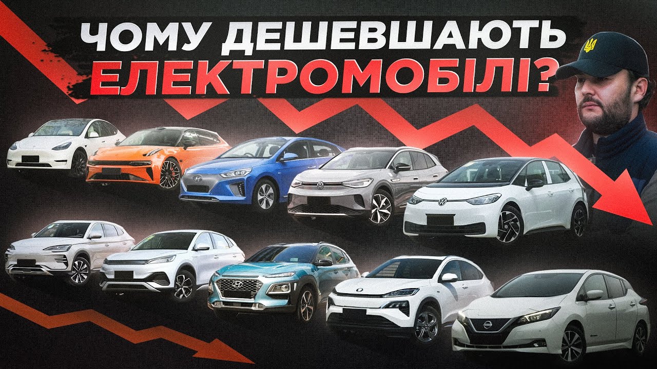 Як дешевшають Електро Авто у 2025 році? | Zeekr, Tesla,BYD, Hyundai, Volkswagen, Honda, Nissan |