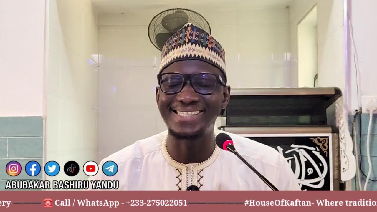 📹 𝐌𝐄𝐒𝐒𝐀𝐆𝐄𝐒 𝐅𝐑𝐎𝐌 𝐓𝐇𝐄 𝐐𝐔𝐑'𝐀𝐍 - 18
🎙𝐒𝐩𝐞𝐚𝐤𝐞𝐫 : ABUBAKAR BASHIRU YANDU.