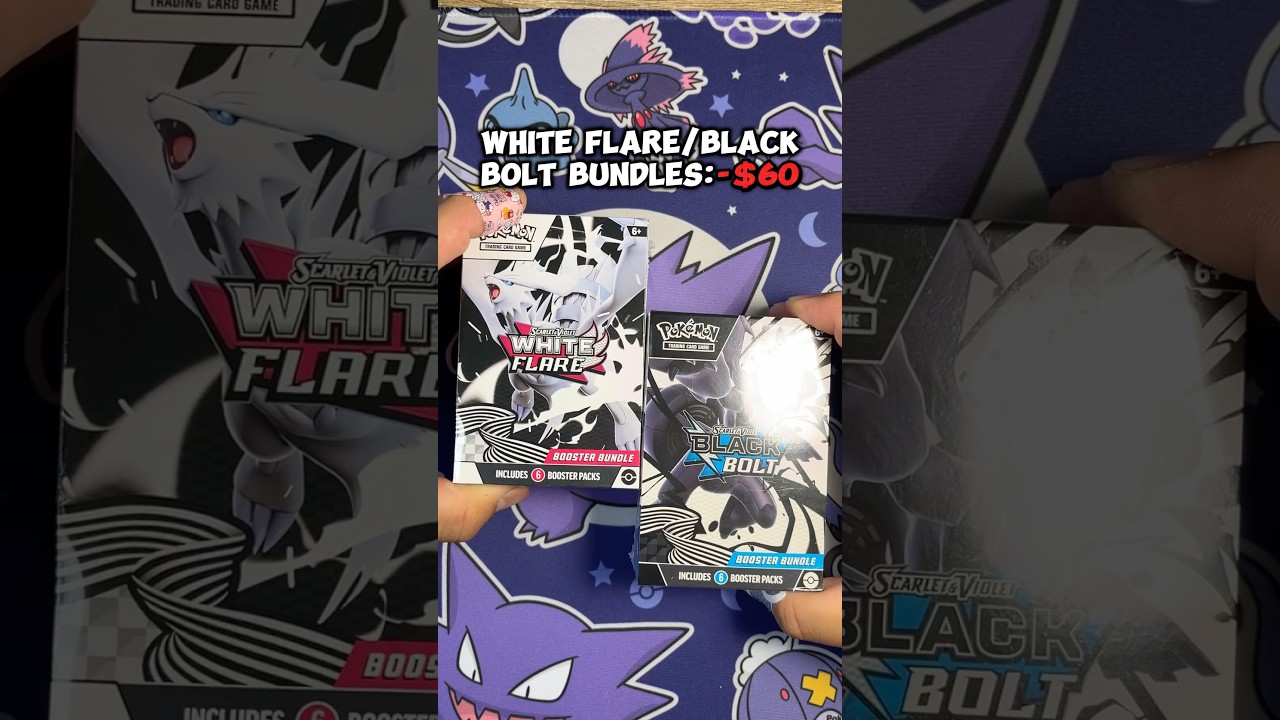 Pulling $5,000 WORTH of Pokemon Cards! (Day 52) Black Bolt White Flare Booster Bundles Pack Opening
