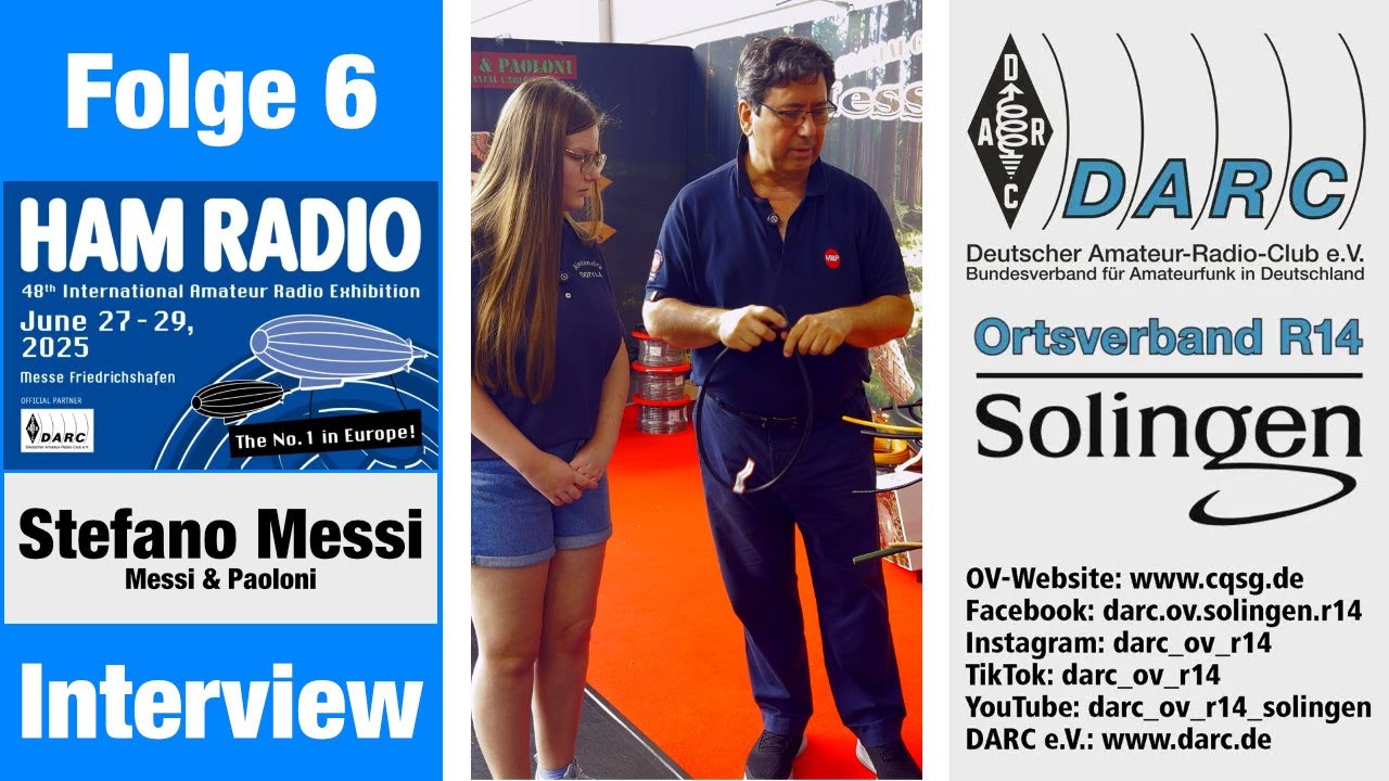 HAM RADIO 2025: Interview mit Stefano Messi von Messi & Paoloni (mit dt. Untertiteln)