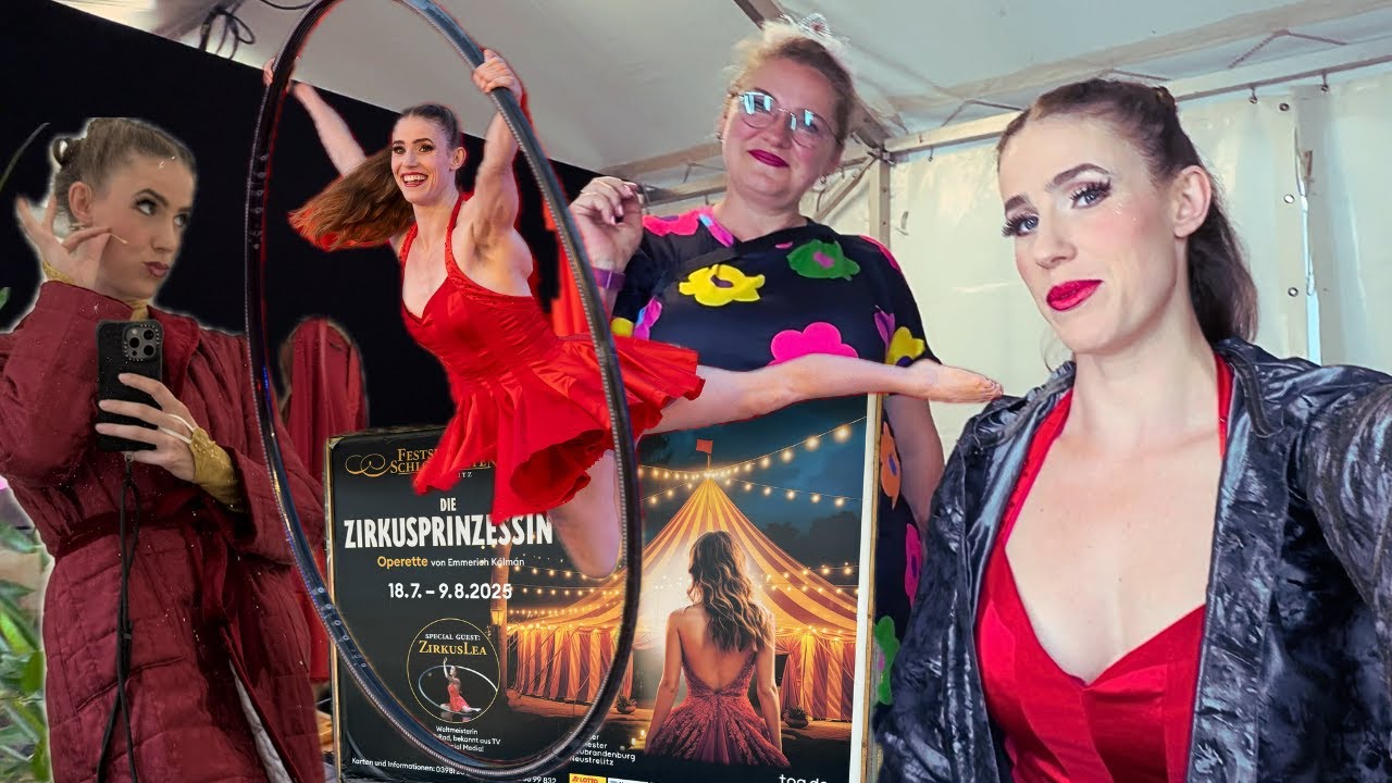 VLOG: als professionelle Zirkusartistin in einer Operette | Die Zirkusprinzessin in Neustrelitz