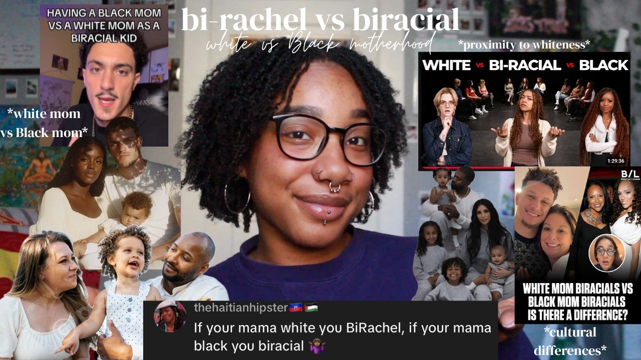 bi-rachel vs biracial *white vs Black motherhood*