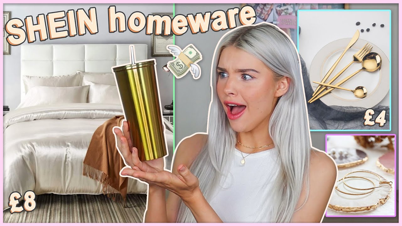 SHEIN homeware & home decor haul... very honest review